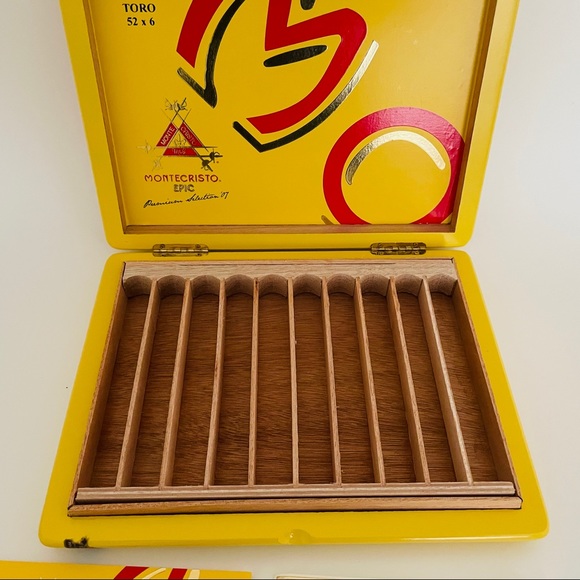 Montecristo Cigar Box Epic Premium with Sleek Look for Display RARE 2007 - Picture 12 of 16